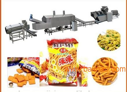 油炸食品生产线 咪咪条加工设备,油炸食品生产线 咪咪条加工设备生产厂家,油炸食品生产线 咪咪条加工设备价格